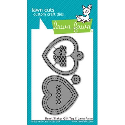 Lawn Fawn Lawn Cuts - Heart Shaker Gift Tag